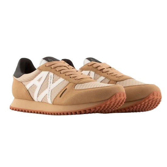 Armani Exchange Tränare för män (Beige/vit/svart) - Image 3