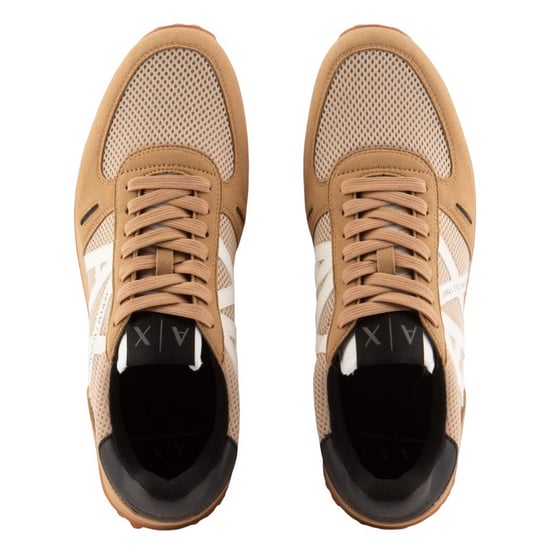 Armani Exchange Tränare för män (Beige/vit/svart) - Image 4