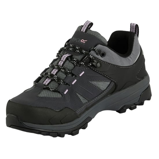 Regatta Dames/Dames Regen Laag Loopschoenen (Seal grijs/duister roze) - Image 6