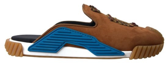 Portofino Versierde Suede Mules - Image 1