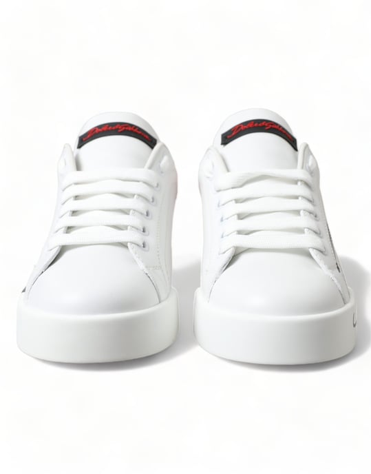 Portofino Sneakers Signaturtryck Läder - Image 3