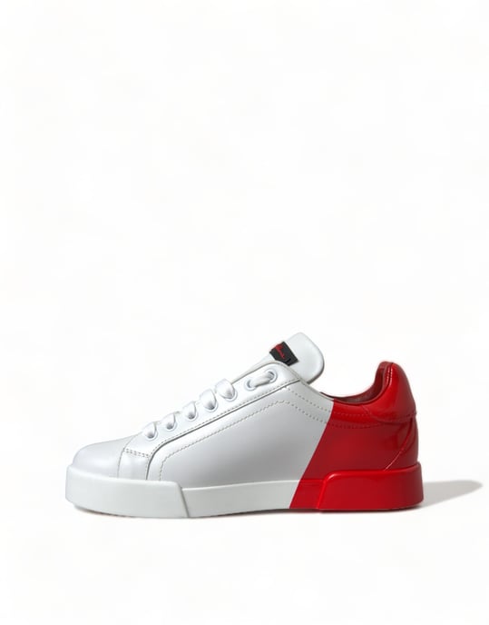 Portofino Sneakers Signaturtryck Läder - Image 6