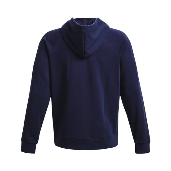 Under Armour Unisex Adult Rival Fleece Hoodie (Midnight Navy/White) - Image 2