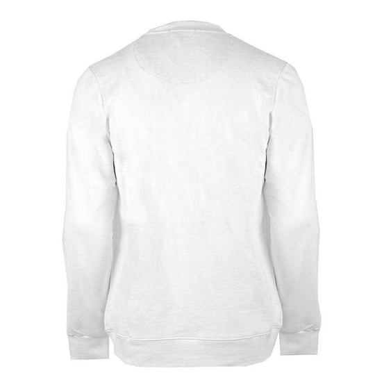 Aquascutum Mens Crest Crew Neck Sweatshirt (White) - Image 2