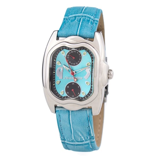 Analog Light Blue Leather Strap Watch Ct7220l04ac - Image 1
