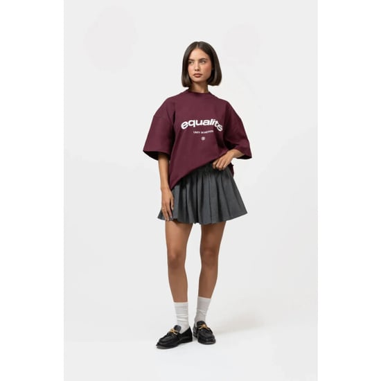 Equalité Celeste boxy tee aubergine - Image 5