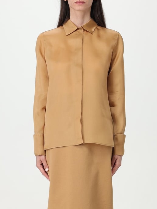 Silk Blouse Shirt Relaxed Fit - Image 1