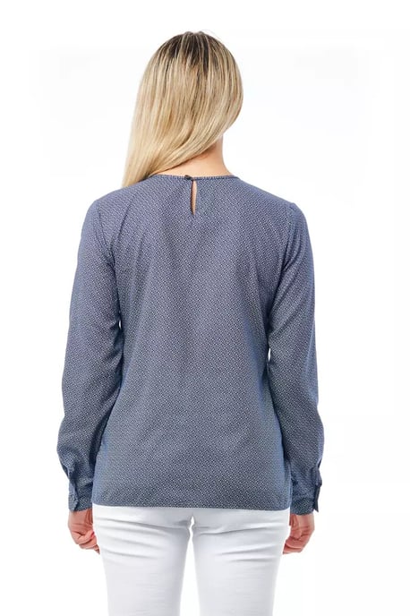 Long Sleeve Blouse Allover Print - Image 4