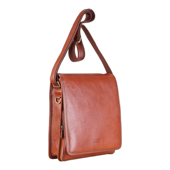 Leather Vintage Tan Messenger Shoulder Crossbody Travel Business Bag - Ranger - Image 3