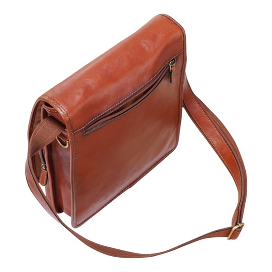 Leather Vintage Tan Messenger Shoulder Crossbody Travel Business Bag - Ranger - Image 6
