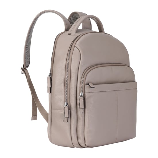 Echte leren grijze vintage rugzak, laptoptas, reistas - Capri - Image 3