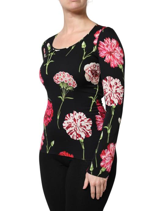 Floral Print Long Sleeve Blouse - Image 3