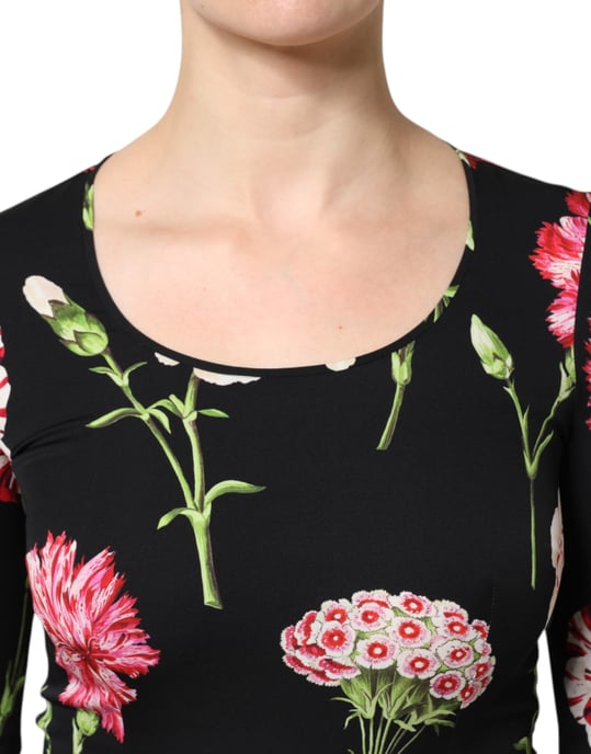 Floral Print Long Sleeve Blouse - Image 5