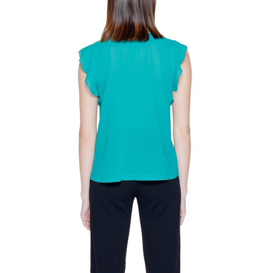 V-hals Rimpel Blouse Ri14208200148ro - Image 2