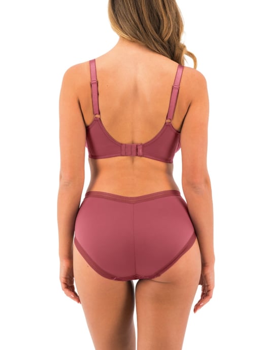Fusion Lace Side Support Bra Rosewood - Image 4