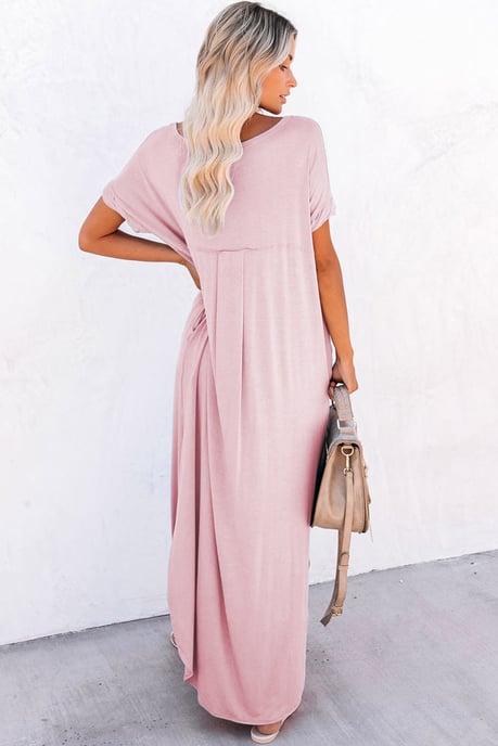 Maxi Dress Side Slits Pockets - Image 6