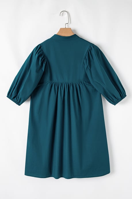 Mini Dress Vneck 34 Sleeves - Image 5