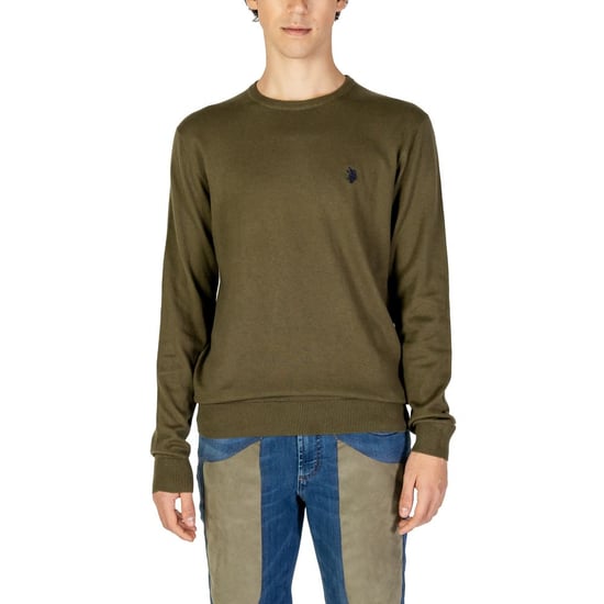 Crew Neck Sweater Olive - Image 1