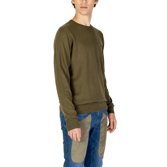 Crew Neck Sweater Olive - Image 4