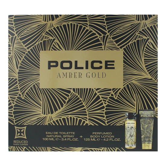 Police Amber Gold Eau De Toilette 100ml + Body Lotion 125ml Gift Set - Image 3