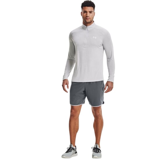 Under Armour Mens 2.0 Half Zip Technical Top (Halo Grey) - Image 3