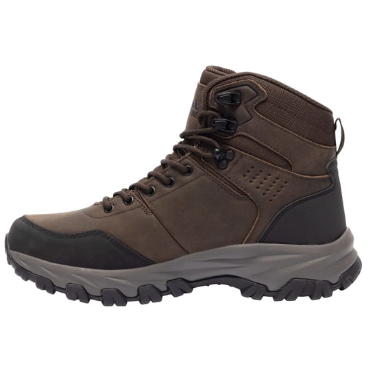 Trespass Mens Stride Leather Walking Boots (Dark Brown) - Image 3