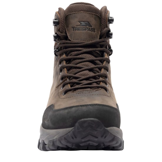 Trespass Mens Stride Leather Walking Boots (Dark Brown) - Image 6