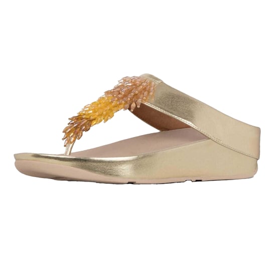 Fit Flop Dames/Dames Rumba Ombre teensandalen (Gouden) - Image 3