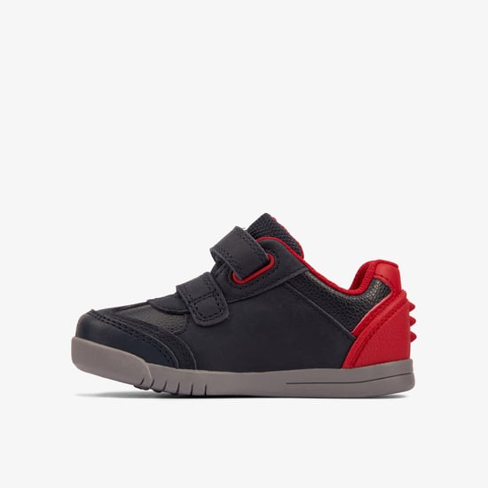 Rex Play T Navy/Red Lea Shoes - Image 2