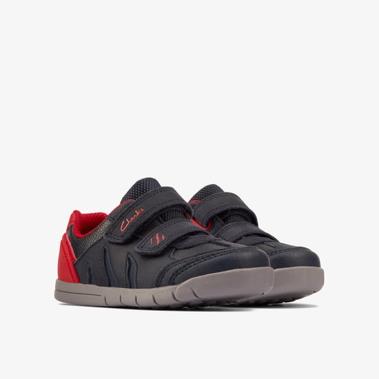 Rex Play T Navy/Red Lea Shoes - Image 4