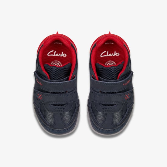 Rex Play T Navy/Red Lea Shoes - Image 6