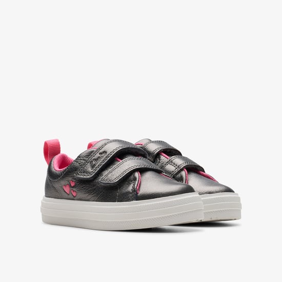 Nova Teen Toddler Gun Metal Shoes - Image 4