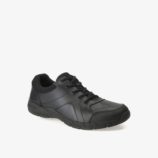 Air NorfolkSnr Zwarte Leren Schoenen - Image 3