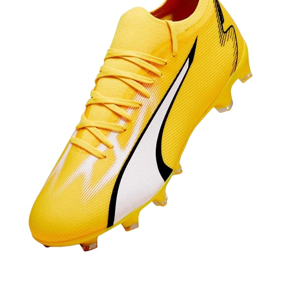 Puma Unisex Vuxen Ultra Match Fotbollsskor (Blåsgul/Puma svart/Puma vit) - Image 3