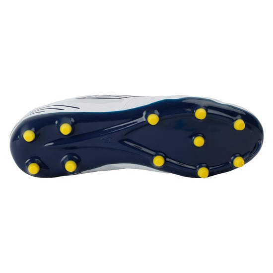 Umbro Heren Tocco IV Club FG Voetbalschoenen (Wit/Poseidon/Blazing Geel) - Image 4