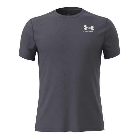 Under Armour Unisex HeatGear T-shirt voor volwassenen (Kasteelrots Grijs) - Image 1