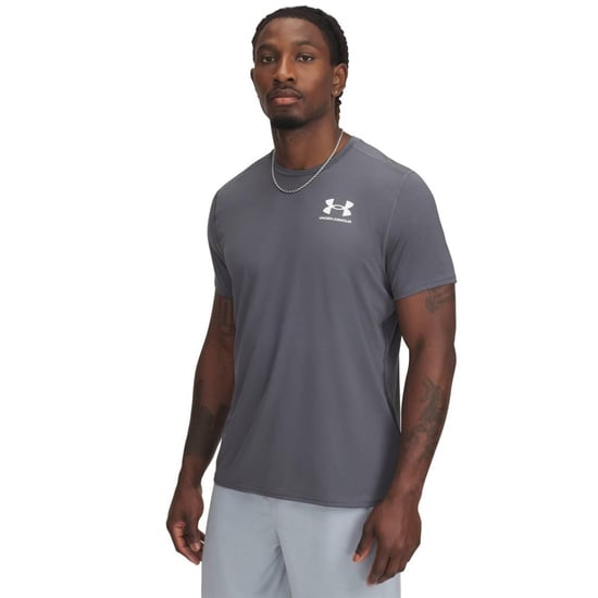 Under Armour Unisex HeatGear T-shirt voor volwassenen (Kasteelrots Grijs) - Image 3