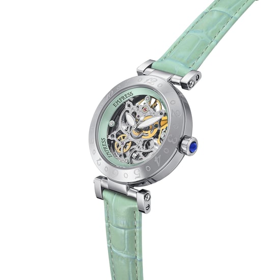 Empress Theodora Automatic Leather-Band Watch - Image 3