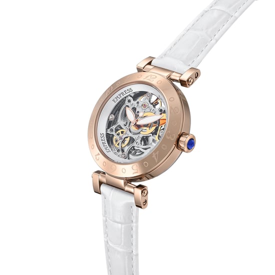 Empress Theodora Automatic Leather-Band Watch - Image 3