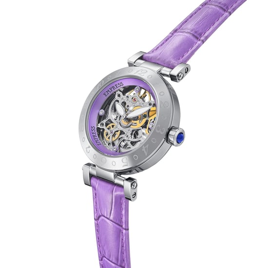 Empress Theodora Automatic Leather-Band Watch - Image 3