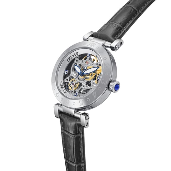 Empress Theodora Automatic Leather-Band Watch - Image 3