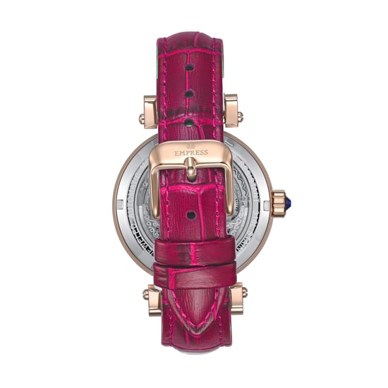Empress Theodora Automatic Leather-Band Watch - Image 2