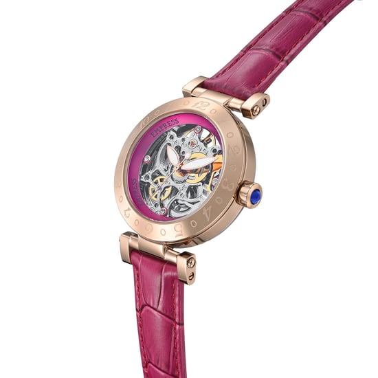 Empress Theodora Automatic Leather-Band Watch - Image 3