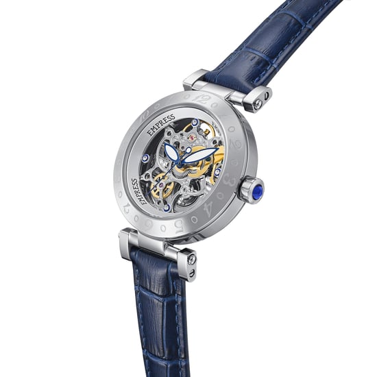 Empress Theodora Automatic Leather-Band Watch - Image 3