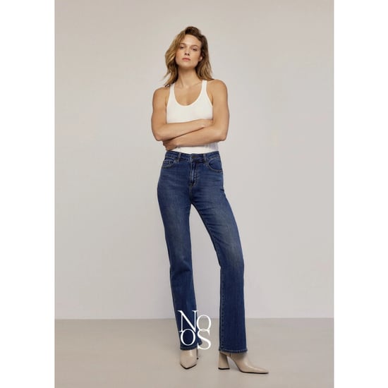 Summum Lucca-5127 488 flared jeans light weight cotton (4s2153) dark blue denim - Image 5