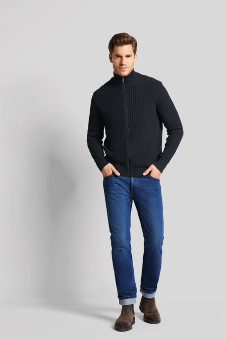 Bugatti Herren Vest met een mix van materialen - Image 4