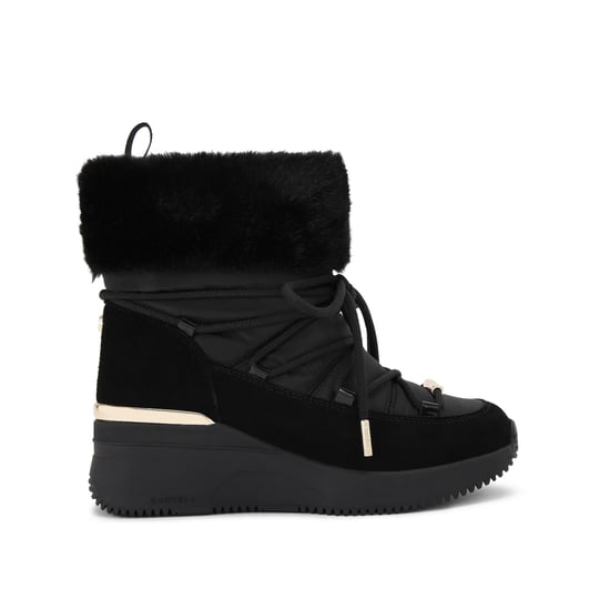 Carvela Suede Fabric Skyline Wedge Bootie Sneakers - Image 1