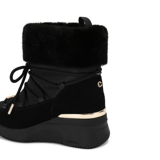 Carvela Suede Fabric Skyline Wedge Bootie Sneakers - Image 3