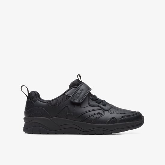 ClowderSprintK Black Leather Shoes - Image 1