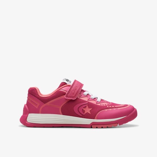 CicaStarFlexK. Pink Combi Syn Trainers - Image 1